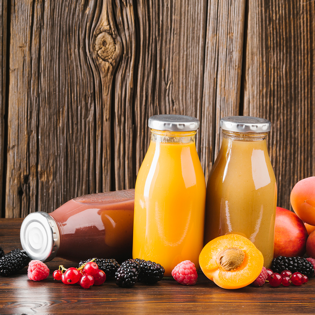 fresh-fruit-smoothies-wooden-background